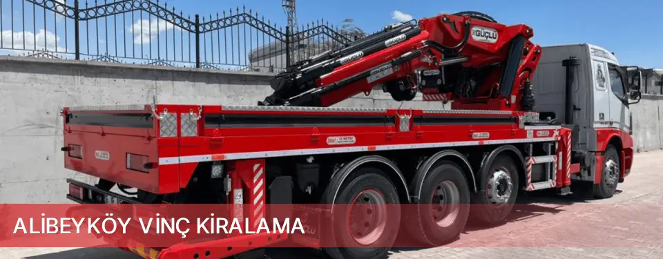 Alibeyköy İlçemi Vinç Kiralama